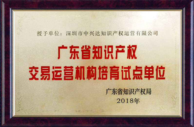 廣東省知識產(chǎn)權交易運營機構培育試點單位